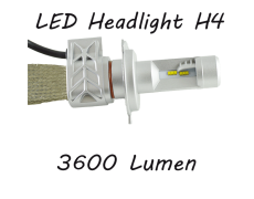 LED лампы в головной свет серии G5S, Н4 Цоколь, 22W, 3600 Люмен/Комплект