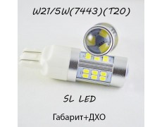 Светодиодная лампа SLP LED с цоколем T20(W21W)(W21/5W) 27-2835 SMD Белый