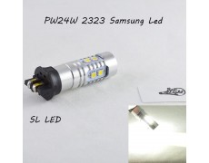 Led лампа в габарит, ДХО SLP LED, цоколь PW24W 10-2323 Samsung led, 9-30 В. Белый, Canbus
