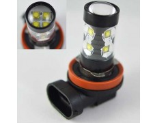 Светодиодная лампа SLP LED в противотуманные фонари с цоколем H11 Osram 60W Black 9-30V 950lm Белый