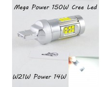 Светодиодная лампа SLP LED Cree в задний ход автомобиля с цоколем 7440(T20,W21W) 150W 9-30V 1400lm Белый