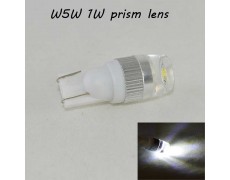 Светодиодная авто лампа SLS LED с цоколем T10(W5W)(w2.1x9.5d) 1W 6000K Призматическая Линза