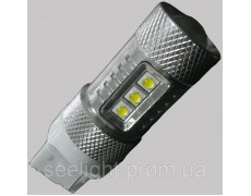 Светодиодная лампа в задних ход автомобиля с цоколем T20(7440) Cree+Epistar 80W 9-30V 1000lm Белый