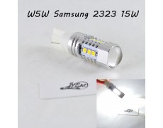 Светодиодная авто лампа с цоколем T10(W5W) samsung (2323) 15W, 9-30V, Белый