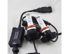 LED лампы в головной свет G7 цоколь Н11 24W 4000 Люмен/Комплект 6000K