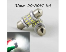 Светодиодная лампа SLS LED в салон и номера со встроенным CAN BUS SV8,5(C5W) 31mm 24-3014 Белый