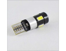 Автомобильная лампа SLS LED C обманкой в габарит с цоколем T10(W5W) 6- 5630 9-16V Белый