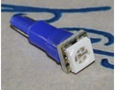 Автолампа с цоколем T5 5050-1 Синий