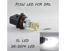 Автомобильная Led лампа SLP LED цоколь P13W (PSX26W) 36-014 LED 9-30V в ДХО, 6000К
