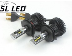 LED лампы в головной свет серии SX5 Цоколь H4, 25W, 3000 Люмен/Комплект