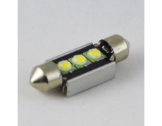 Светодиодная лампа SLP Led с встроеной обманкой бортового компьютера SV8,5(C5W)-36mm-9W LED Белый