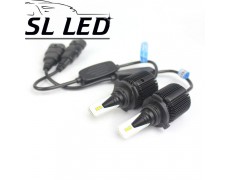 LED лампы в головной свет серии SM1 Цоколь HB4/9006/P22d, 20W, 2800 Люмен/Комплект