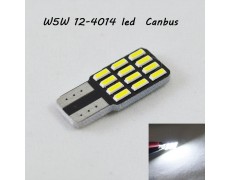 Светодиодная авто лампа SL LED в подсветку, цоколь T10(W5W) 12-4014 12-14V. Белый