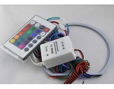 Светодиодные кольца RGB (ангельские глазки) 129-119 мм. COB суперяркие ПАРА