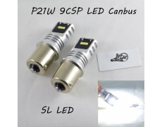 Светодиодная лампа с обманкой, SL LED, Цоколь BA15S(1156)(P21W)BAU15S, LG CSP LED, 45W Белый