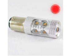 Светодиодная автомобильная лампа с цоколем 1157 (P21/5W)(BAY15D) Osram LH CPDP 30W 9-30V-Красный
