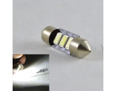 Светодиодная лампа цоколь SV8,5(C5W) 31mm 3-5630 LED Белый