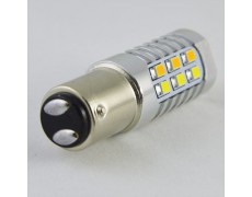 Светодиодная автомобильная лампа SLP LED с цоколем 1157(P21/5W)(BAY15D) 22-2835 жёлтый/белый
