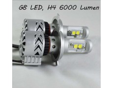 Комплект LED ламп в основные фонари, Цоколь Н4, серия G8, 36W, 6000 Люмен/Комплект