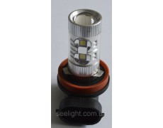 Светодиодная лампа SLP LED в противотуманные фонари с цоколем H11 Epistar 60W 9-30V 950lm Белый