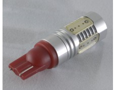 Светодиодная лампа с цоколем T10/T15(W5W/W16W) COB-7.5W-Красный