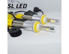 Комплект LED ламп в головной свет серии SLP70 Цоколь H11, H8, H9, 48W, 6600 Люмен/Комплект