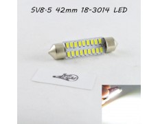Светодиодная авто лампа SLS LED в салон или багажник SV8,5(C10W) 41-42mm 18-3014 Белый