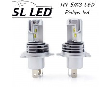 LED лампи в головне світло серії SM3 Цоколь H4, 25W, 5000 Люмен/Комплект