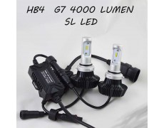 Комплект LED ламп в головной свет серии G7 цоколь HB4/9006 24W 4000 Люмен/Комплект