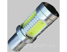 Светодиодная автолампа с цоколем 1157(BAY15D) 11W-10-30V-Lens-Белый