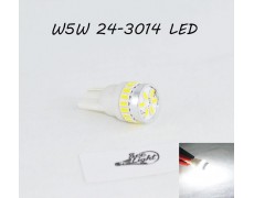 Светодиодная лампа SL LED, цоколь W5W(T10) 24 LED 3014, 12 В. Белый