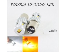 Автомобильная LED лампа SLP LED с цоколем 1157(P21/5W)(BAY15D) 12 3020 led жёлтый/белый