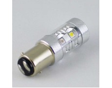 Светодиодная автомобильная лампа с цоколем 1157(P21/5W)(BAY15D) Osram 40W жёлтый/белый