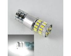 Светодиодная лампа в габарит SLP LED с обманкой под цоколь W5W(T10) 30 светодиодов типа 3014 -12 В. Белый
