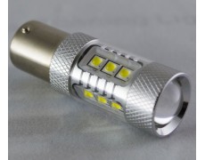 Светодиодная лампа Epistar+Cree в задних ход автомобиля с цоколем 1156(BA15S,P21W) 80W 9-30V 1000lm Белый