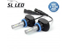 Установочный набор LED ламп в ПТФ и основные фонари SLP S1-LED Цоколь H11/H8/H9, 21W, 3250 Люмен/Комплект