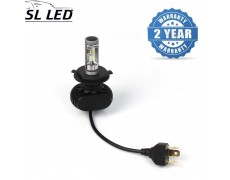Установочный набор LED ламп в основные фонари SLP S1-LED Цоколь H4, 21W, 3250 Люмен/Комплект