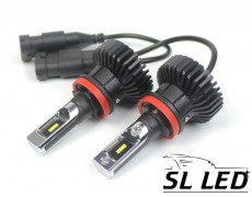 LED лампы в головной свет серии SX5 Цоколь H11/H8/H9, 25W, 3000 Люмен/Комплект