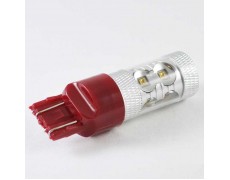 Светодиодная автомобильная лампа с цоколем T20(7443)(W21W/5W) Osram LH CPDP 30W 9-30V-Красный