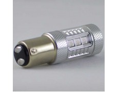 Светодиодная автомобильная лампа с цоколем 1157(P21/5W)(BAY15D) Osram+Cree 80W Жёлтый/Белый