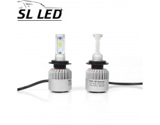 Установочный набор LED ламп в основные фонари SLP S2-LED Цоколь H7, 35W, 5000 Люмен/Комплект