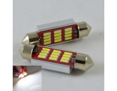 Автомобильная лампа SLS LED с обманкой в номера, салон, цоколь SV8,5(C10W) 39 mm 12-4014 Белый