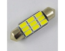 Светодиодная лампа SLS LED с обманкой компьютера под цоколь SV8,5(C5W) 36mm 9-5630 Белый