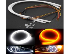 Дневные ходовые огни SL LED, гибкая лента с указателем поворота в фары 60 см.