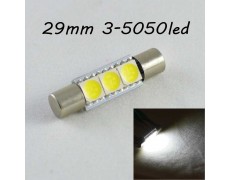 Led лампа SLP LED в солнцезащитные козырьки, зеркала SV7 (T6.3) (C5W)(C3W) 3-5050 28/29mm 12V Белый