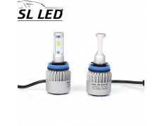 Установочный набор LED ламп в основные фонари SLP S2-LED Цоколь H11, 35W, 5000 Люмен/Комплект
