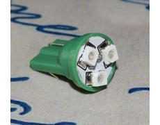 Светодиодная лампа в подсветку, зеленая T10 1210-3-G
