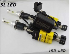 Комплект LED ламп ДХО и дальний свет, SL-R4 Цоколь H15 (PGS23t-1), 30W, 3600 Люмен, с обманкой