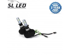 Установочный набор LED ламп в ПТФ и основные фонари SLP S1-LED Цоколь H3, 21W, 3250 Люмен/Комплект