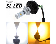 Комплект LED ламп 6000K/3000K в основные фонари серии G7 Цоколь Н7, 24W, 4000 Люмен/Комплект